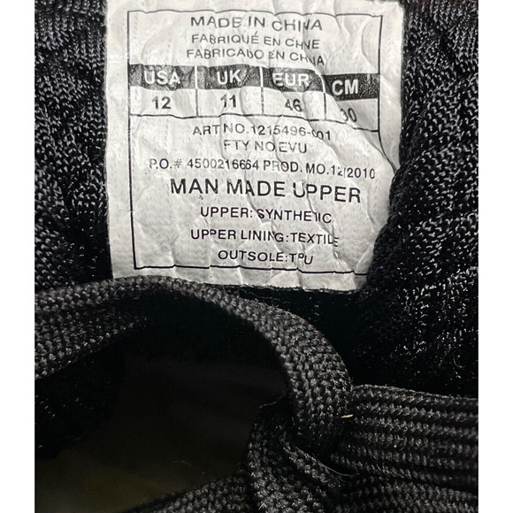 Under Armour Fierce III Football Cleats Mid D Size 12 Black Silver 1215496-001 main image 10